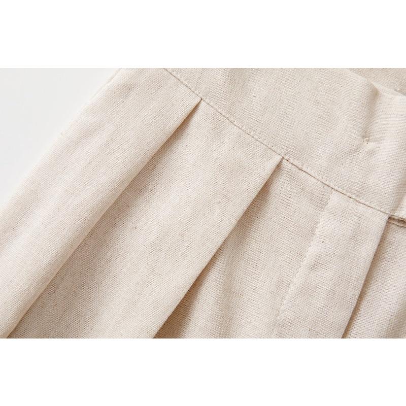 QUẦN BAGGY LINEN KEM