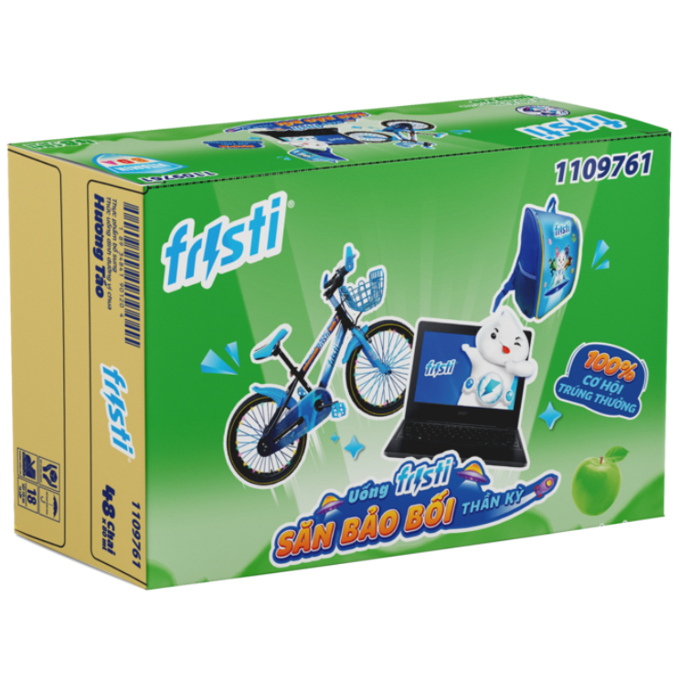 Thùng Fristi Hương Táo 48x80ml