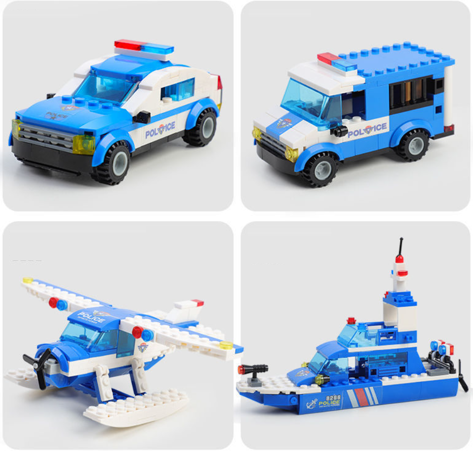 - Bộ Đồ Chơi Lắp Ghép xếp hình Xe Cảnh Sát SWAT, Máy Bay Trực Thăng –Trụ Sở Chỉ Huy POLICE CITY