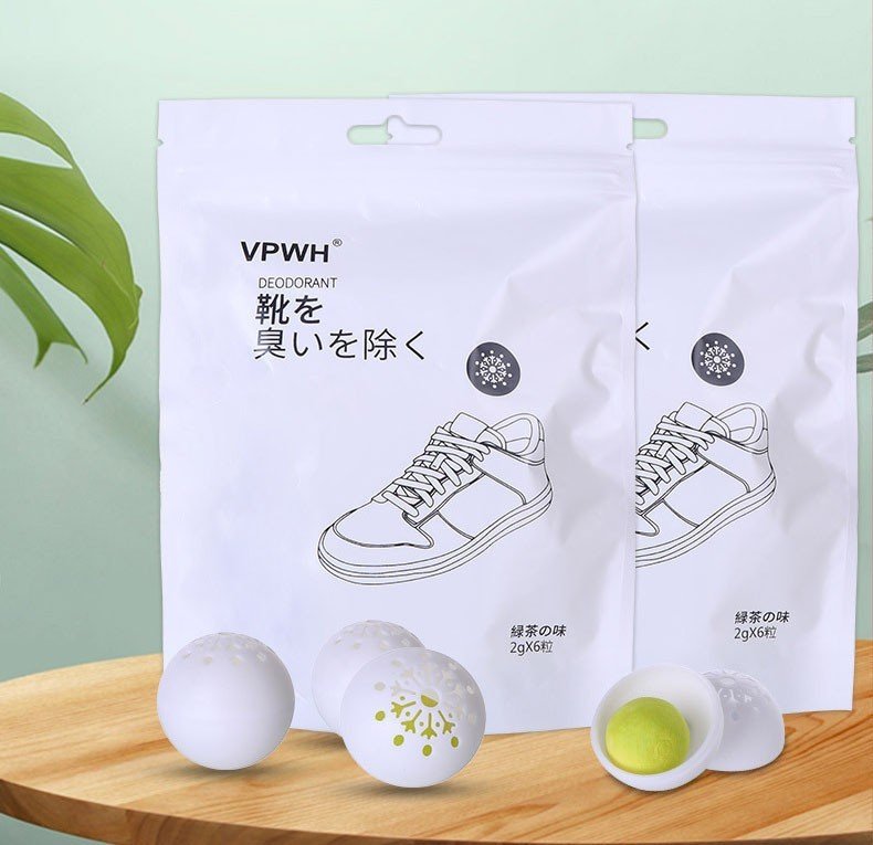 Set 6 Viên Khử Mùi Bóng Tròn Thơm Giày, Quần Áo