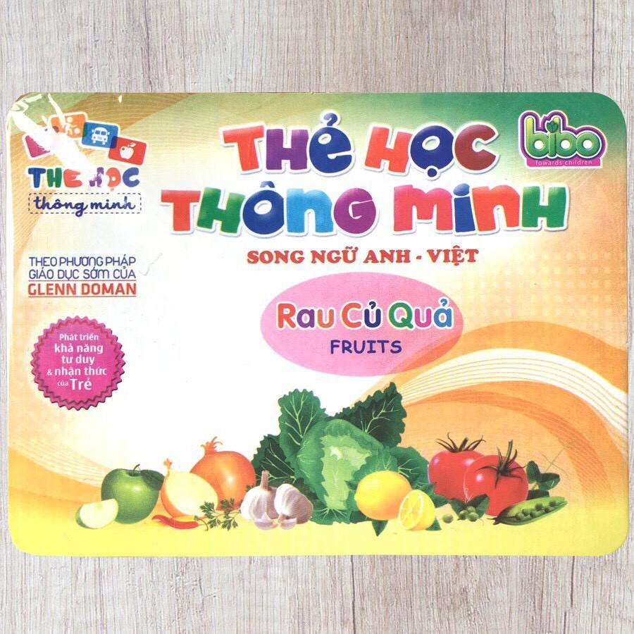 Thẻ Học FlashCards,Thẻ Học Thông Minh Chủ Đề Rau Củ Quả