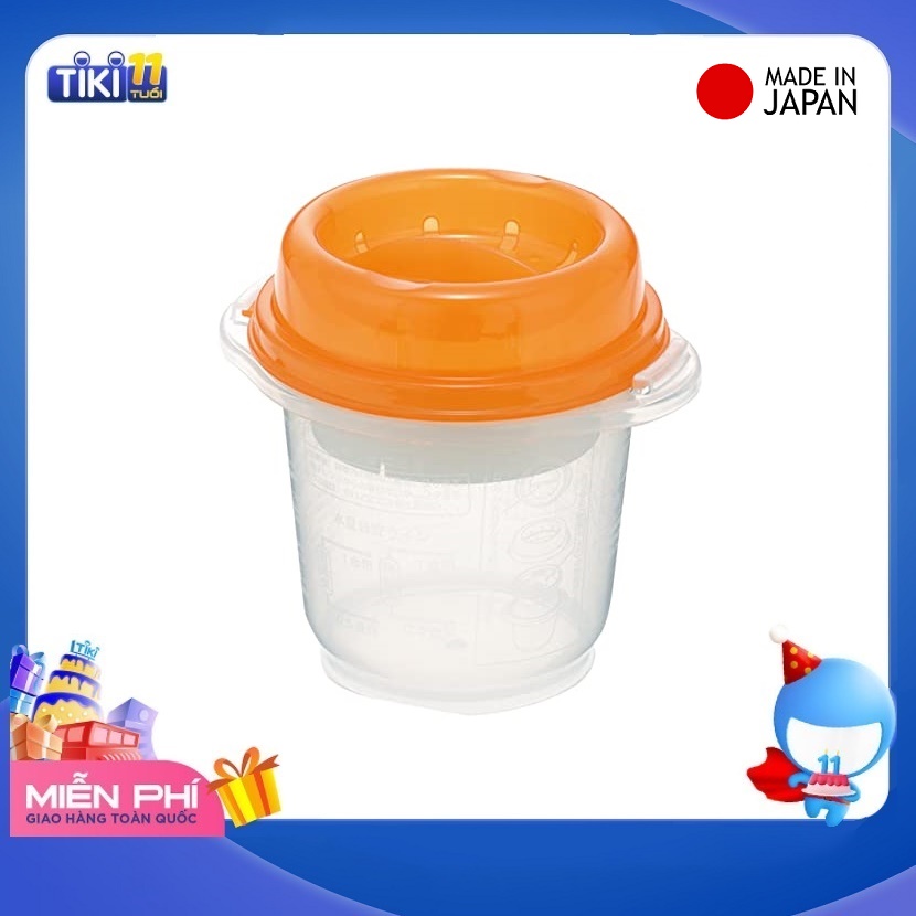 Bộ hộp nấu cơm trong lò vi sóng 900ml hàng nội địa Nhật Bản - Made in Japan