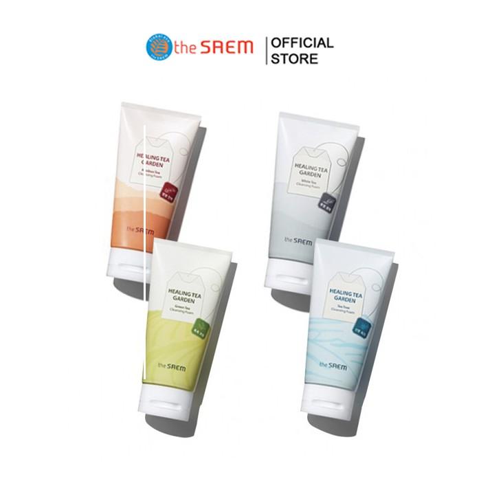 Sữa Rửa Mặt Kiểm Soát Nhờn Tràm Trà the SAEM Healing Tea Garden Tea Tree Cleansing Foam