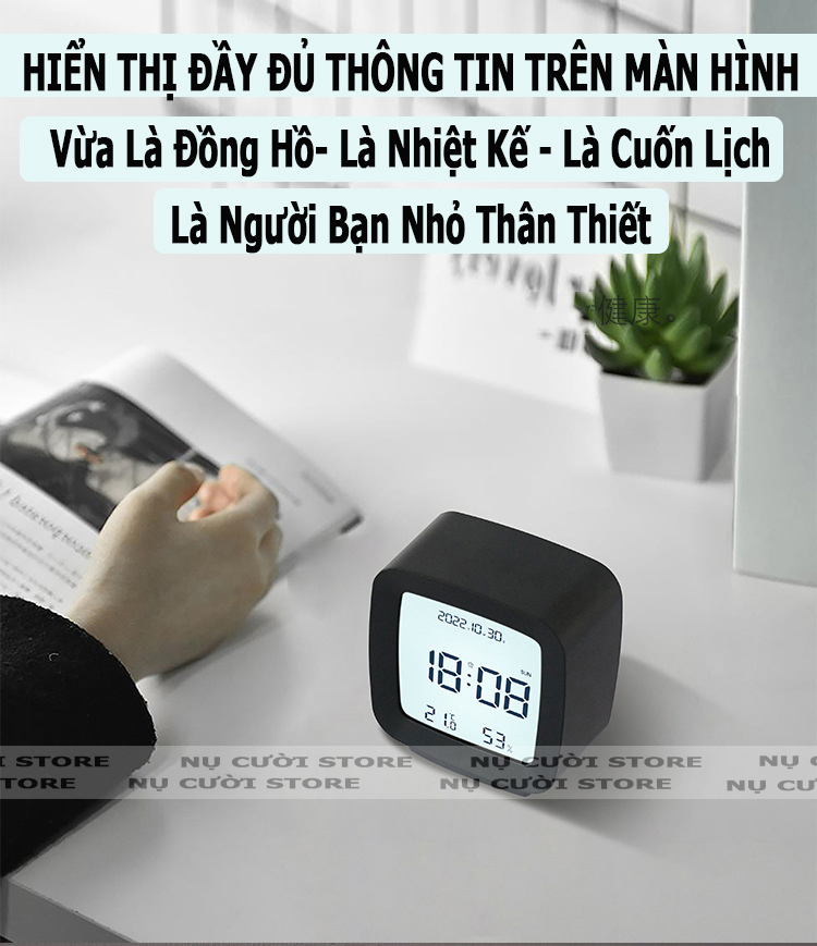 Đồng Hồ Điện Tử Led; Đồng Hồ Để Bàn; Đồng Hồ Báo Thức; Đồng Hồ Thông Minh; Đồng Hồ Lịch Vạn Niên - Hàng Nhập Khẩu