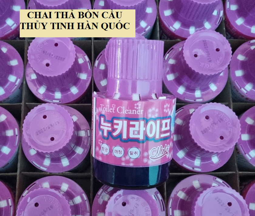 Chai thả bồn cầu hương hoa  diệt khuẩn, tẩy vệ sinh, khử mùi GD620-ThaBC-HQ