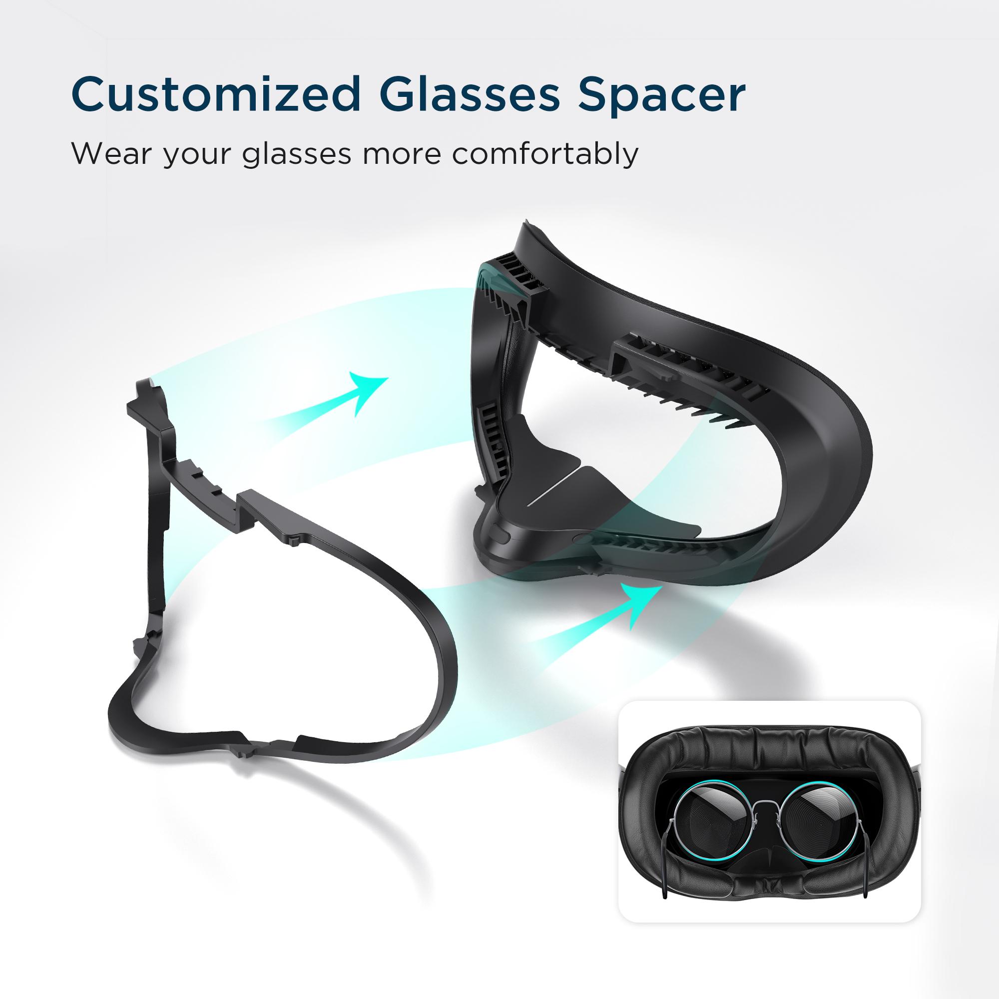 Thiết kế KIWI Giao diện khuôn mặt VR được nâng cấp Bộ thay thế cho Oculus Quest 2 Giao diện miếng đệm mặt thay thế Phụ kiện VR Màu sắc: phiên bản mới