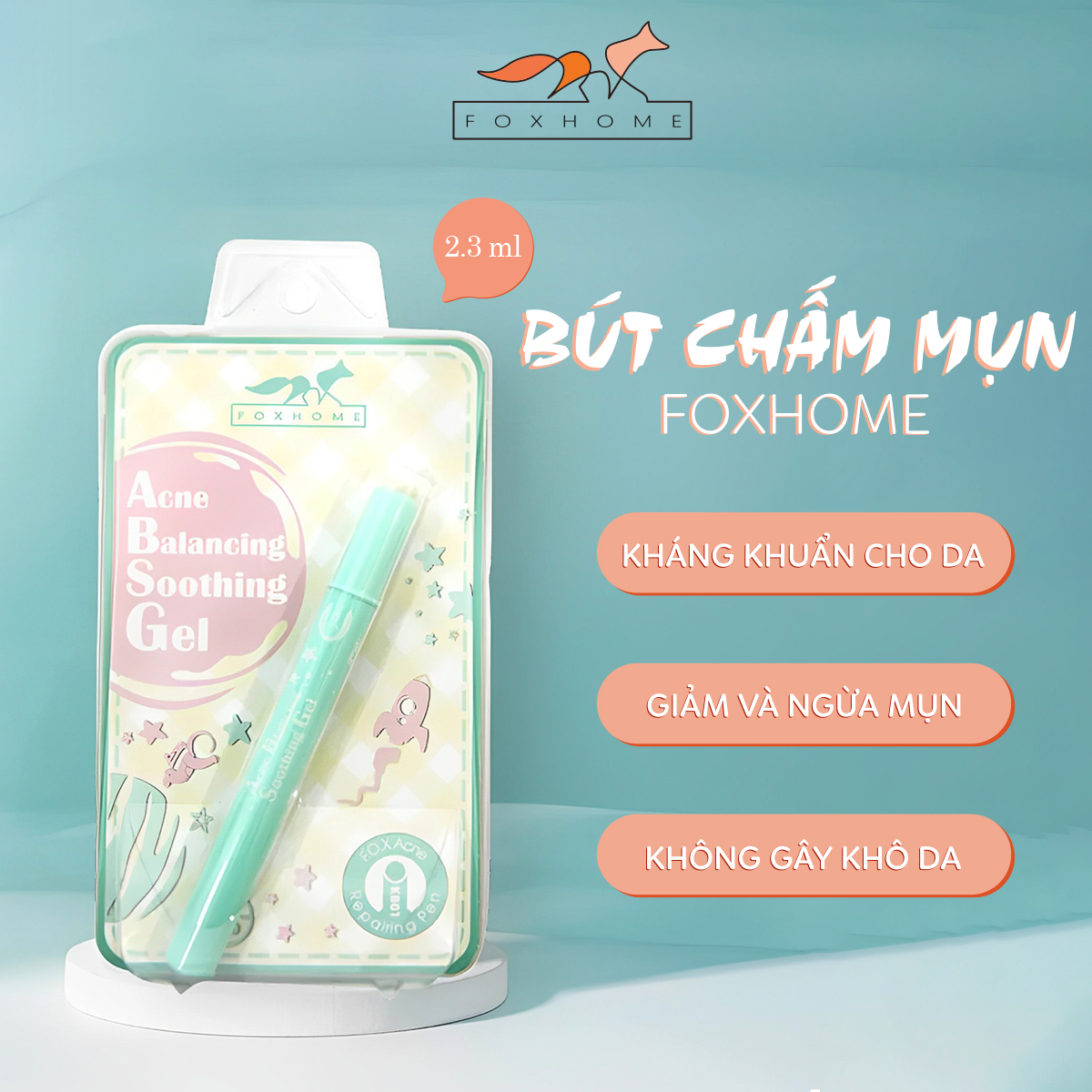 Bút Chấm Mụn FOX Quick Acne Pen - 2.3ml