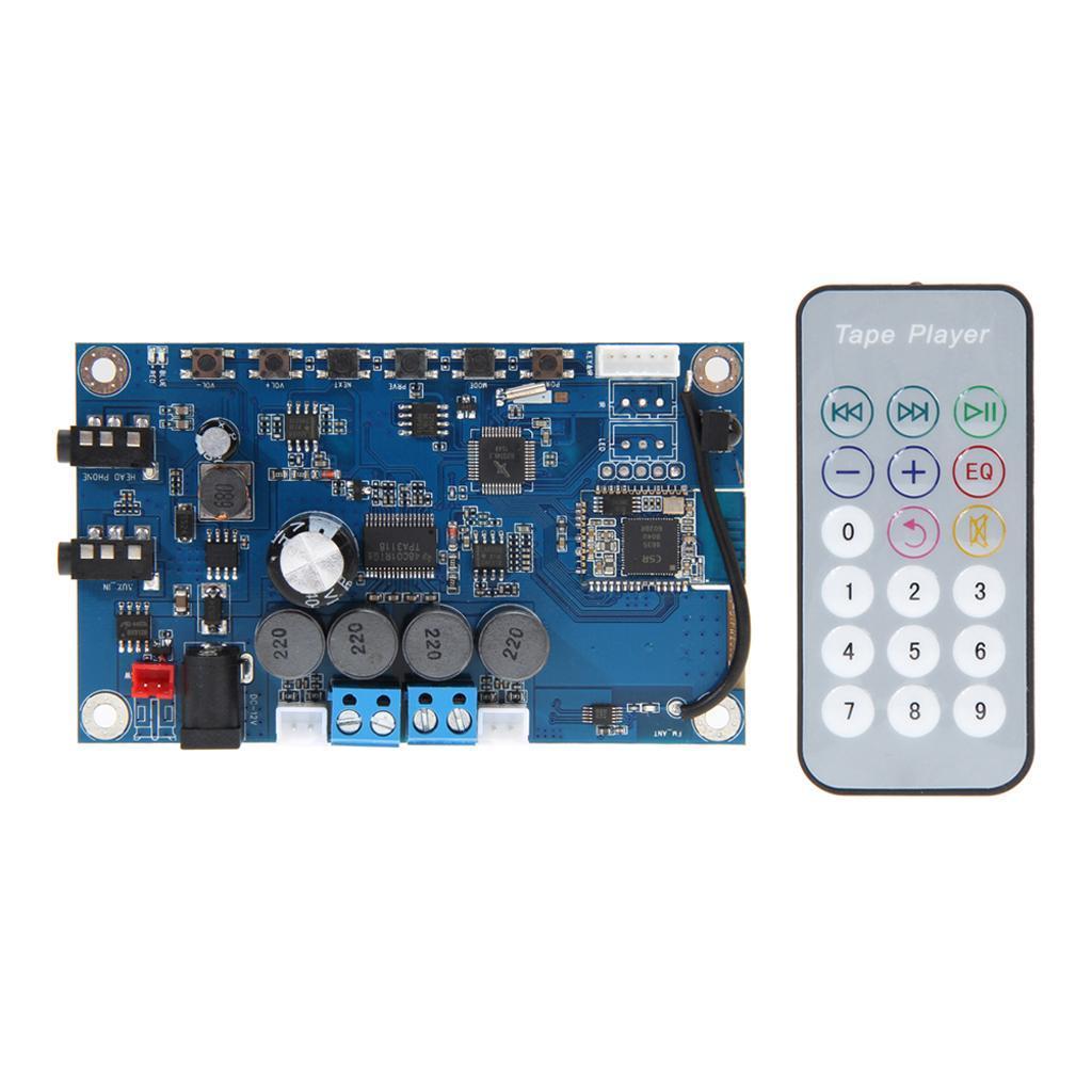 DC 12V TPA3118D2 Wireless Bluetooth Audio Receiver Module 60W 2CH Stereo Digital Amplifier AMP Board