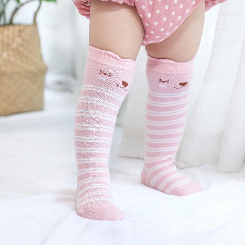 Vớ Cotton Chống Trượt Hình Hoạt Hình Cho Bé