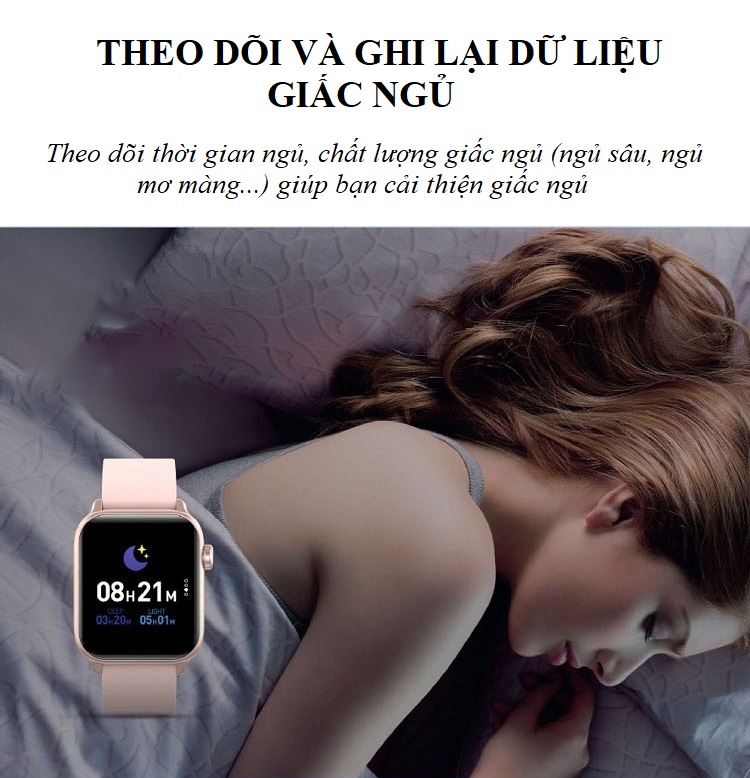 Đồng Hồ Thông Minh Theo Dõi Vận Động Theo Dõi Sức Khỏe K37PR _Đồng hồ thông minh