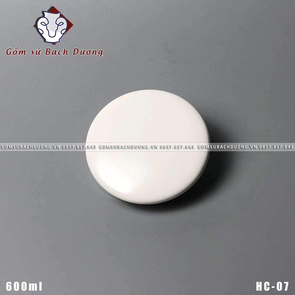 HŨ ĐỰNG TRÀ 600ml bằng sứ AN TOÀN SỬ DỤNG - HC-07