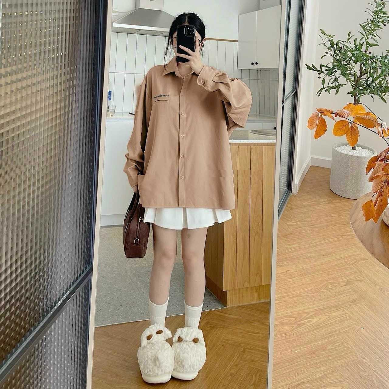 Áo Khoác Kiểu Sơ Mi Da Lộn Yoyo Chống Nắng Nam Nữ Cặp HOT RẺ ĐẸP, Áo Sơ Mi Teen Unisex Rộng Tay Dài Số 10