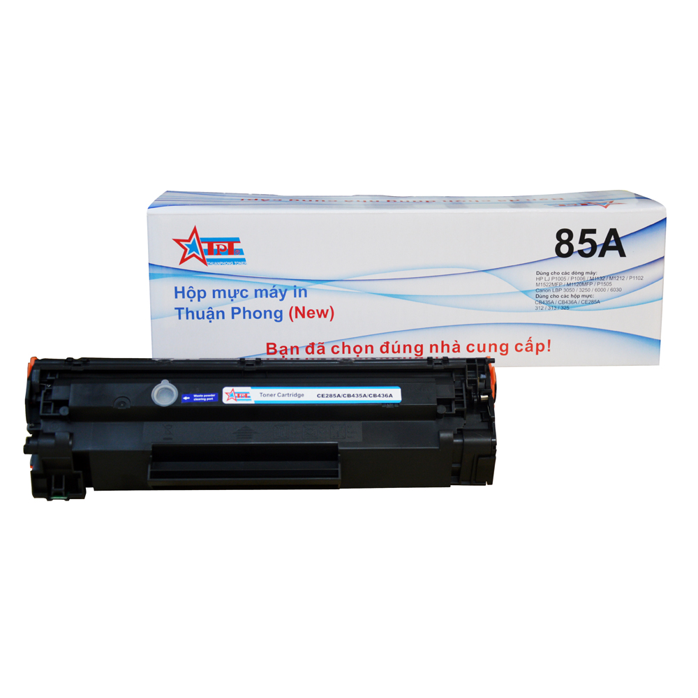 Hộp mực Thuận Phong 85A/ 35A/ 36A dùng cho máy in HP LJ P1005/ P1102/ P1505/ Canon LBP 3050/ 3250/ 6000 – Hàng Chính Hãng