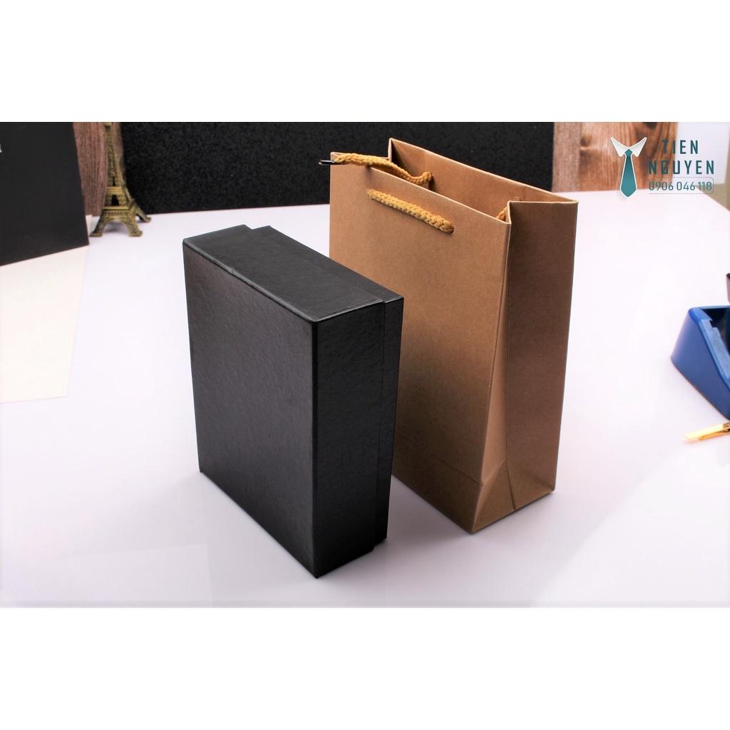 Thắt Lưng Nam Da PU cao cấp Full box - mặt khóa bấm