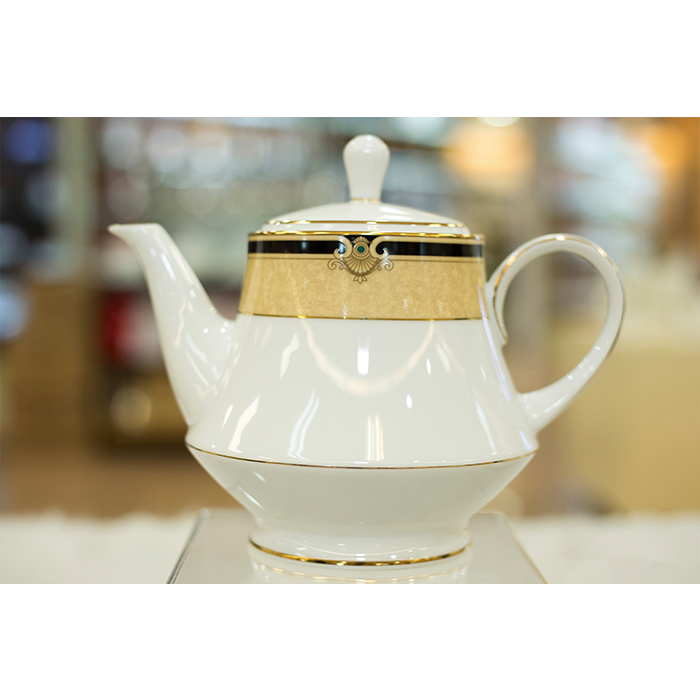 Bộ trà sứ Nhật NORITAKE Braidwood 4341 - Hàng chính hãng