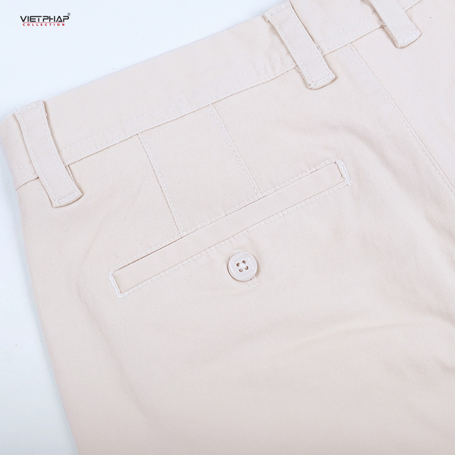 Quần Short Kaki Nam VIỆT PHÁP Form Basic Chất liệu Cotton mềm mịn hút mồ hôi tốt  1207