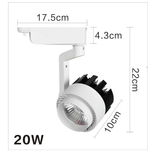 Combo 3 đèn Led rọi ray 20w