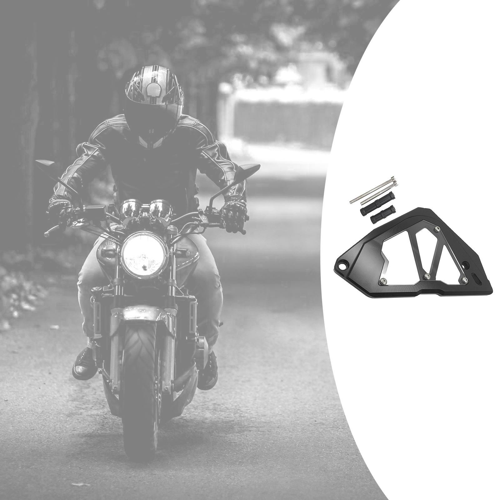 Front Sprocket Cover Chain Guard Kit for Z250 2013-2017 Black