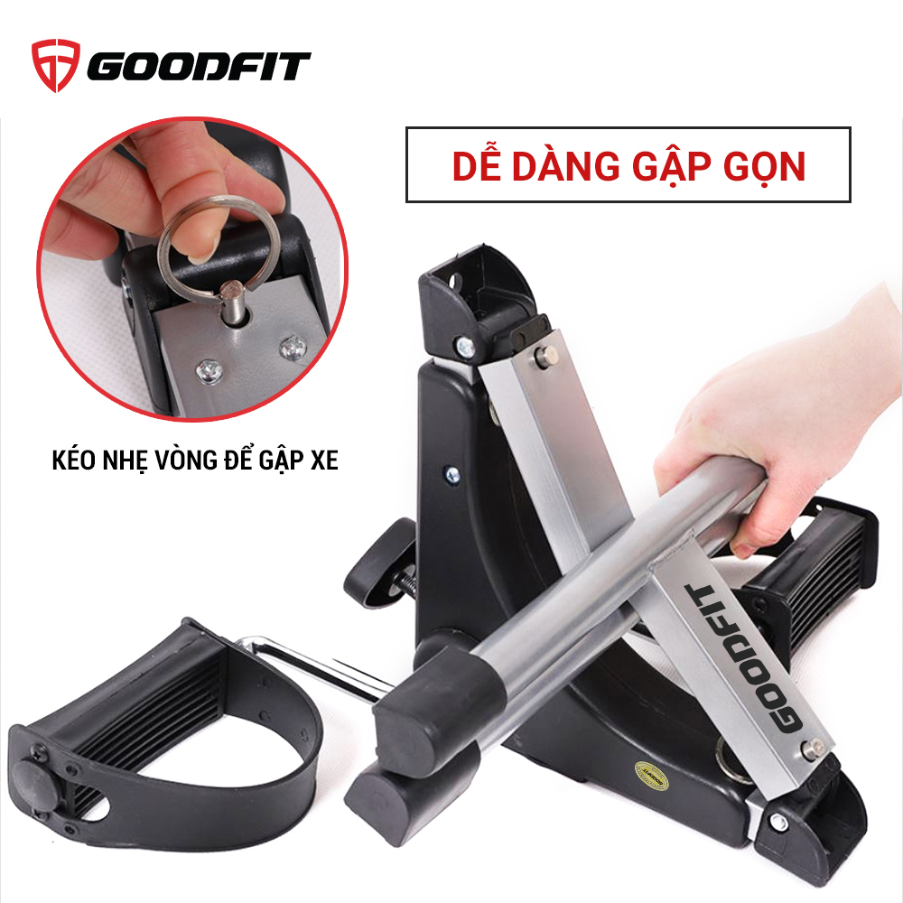 Xe đạp thể thao, xe đạp gấp gọn người lớn GoodFit tùy chỉnh độ nặng, tập thể dục tại nhà GF002MB