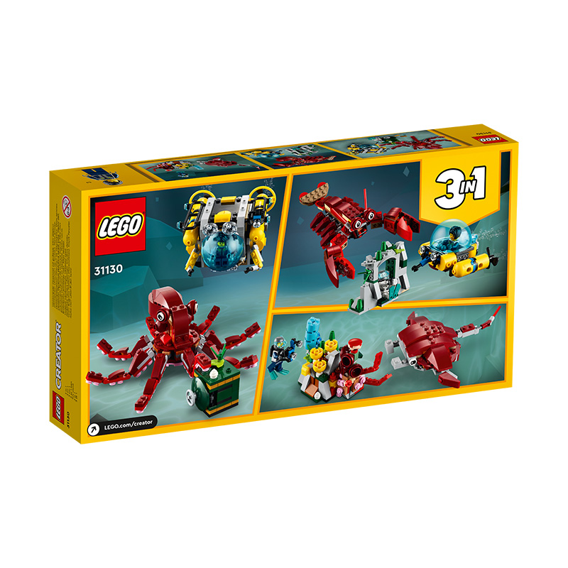Đồ Chơi LEGO Truy Tìm Kho Báu Dưới Đại Dương 31130 (522 chi tiết)