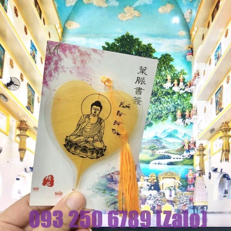 Lá Bồ Đề Tâm Phật Dát Vàng Bình An May Mắn - Hàng Loại Cao Cấp - PASA COLLECTION