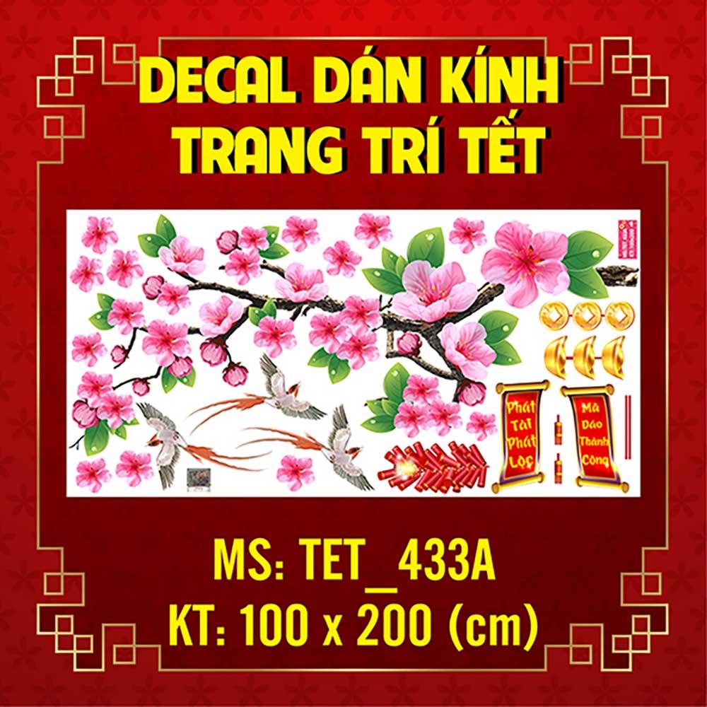 DECAL TRANG TRÍ TẾT 2023 COMBO SỐ 102