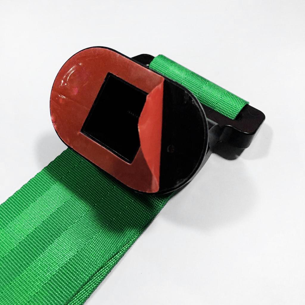 Universal Green Nylon Track Racing Style Tow Strap Stick for Front Bumper