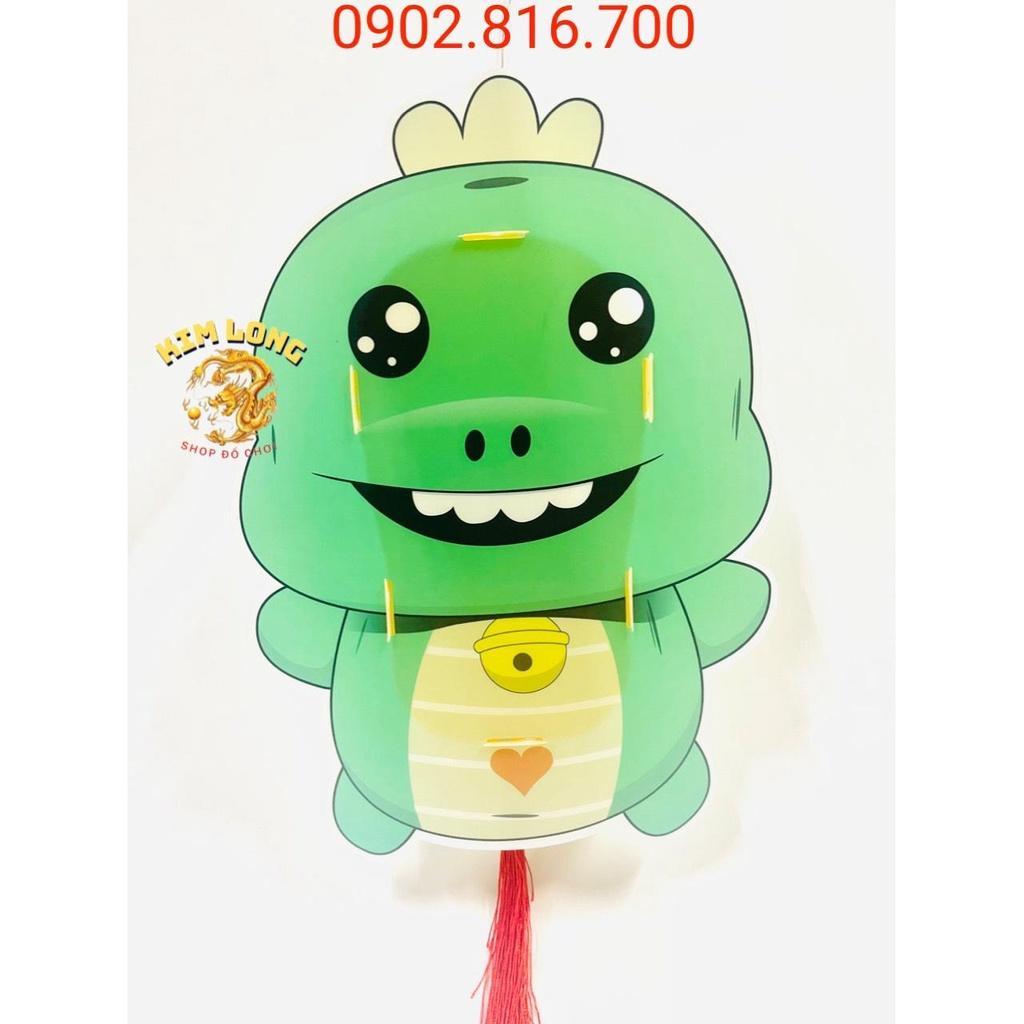 Đồ chơi lồng đèn trung thu bằng nhựa có đèn phát sáng cho bé quà tặng trung thu