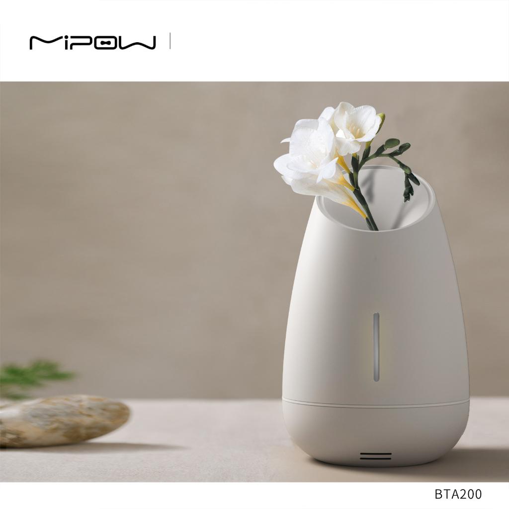 Máy Xông Tinh Dầu MIPOW VASO 3.0 Music Aromatherapy Diffuser BTA200S - Khuếch Tán Hương Thơm, Tạo Ẩm, Phát Nhạc