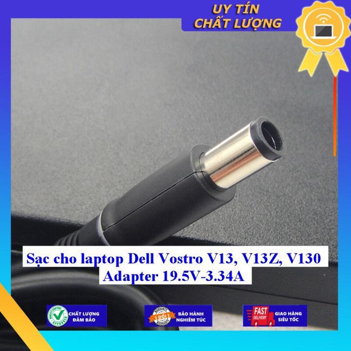 Sạc cho laptop Dell Vostro V13 V13Z V130 Adapter 19.5V-3.34A - Hàng Nhập Khẩu New Seal