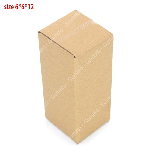 Hộp giấy P2 size 6x6x12 cm, thùng carton gói hàng Everest
