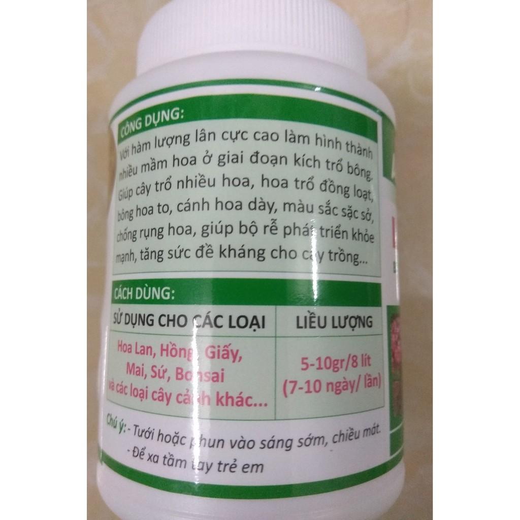 Phân bón NPK bổ sung vi lượng AC 10-60-10+TE tạo mầm hoa cực mạnh - chai 100 gram