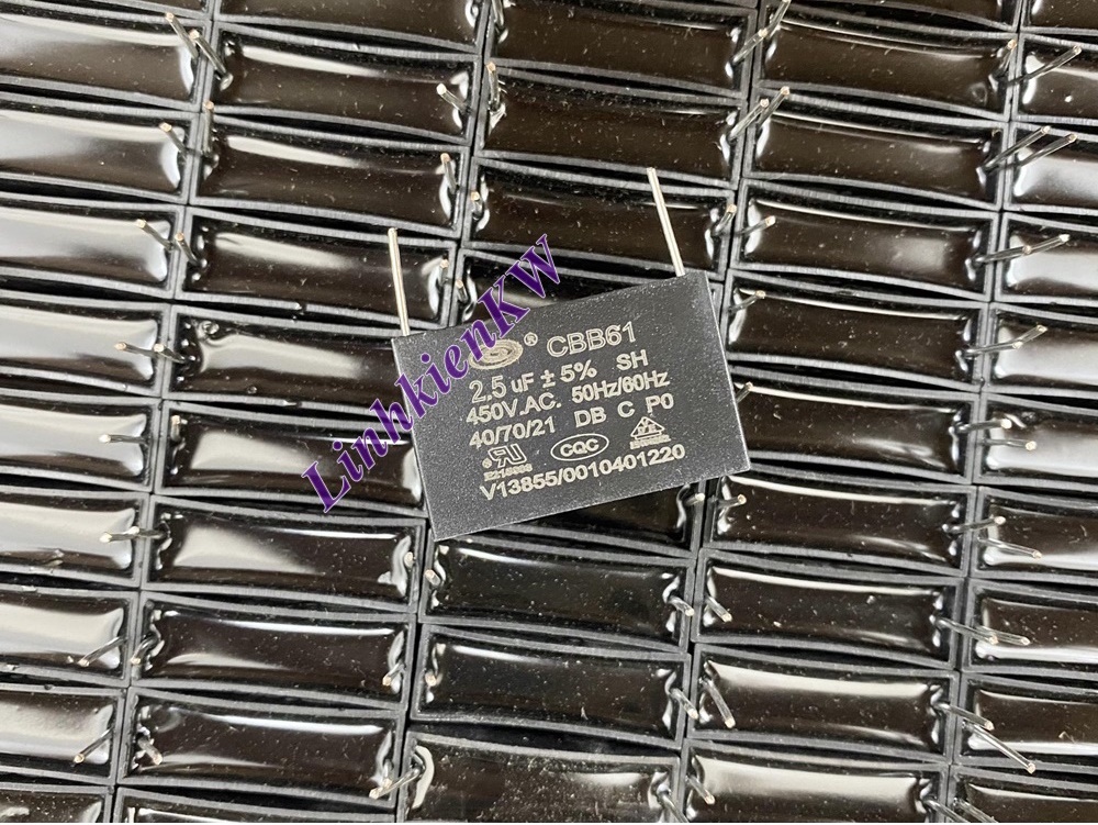 2 cái Tụ Quạt 2.5uf 450v Chân kim Mới Chính gốc 100%