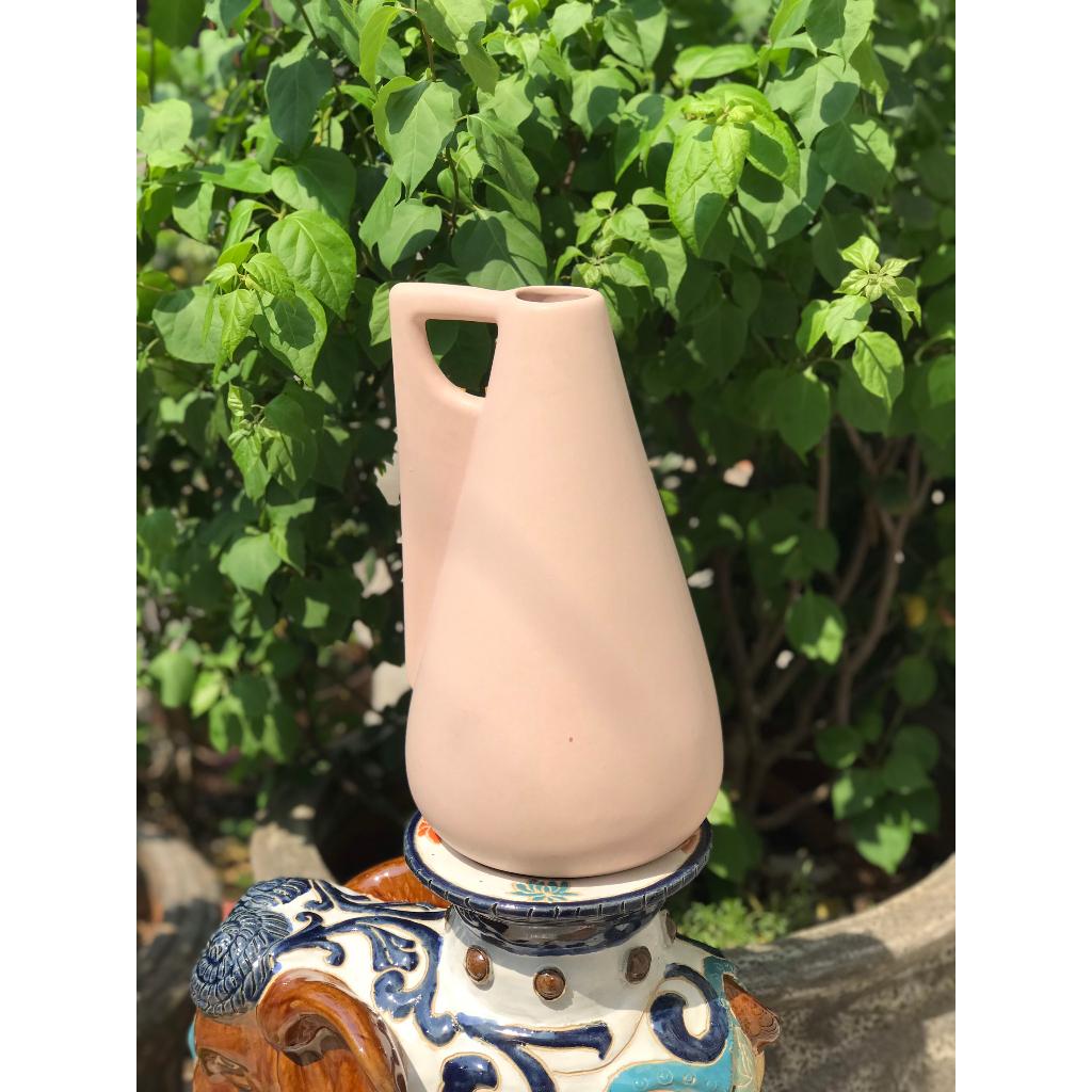 BÌNH HOA GỐM SỨ XUẤT KHẨU TRANG TRÍ DECOR BÌNH CẤM HOA XK27