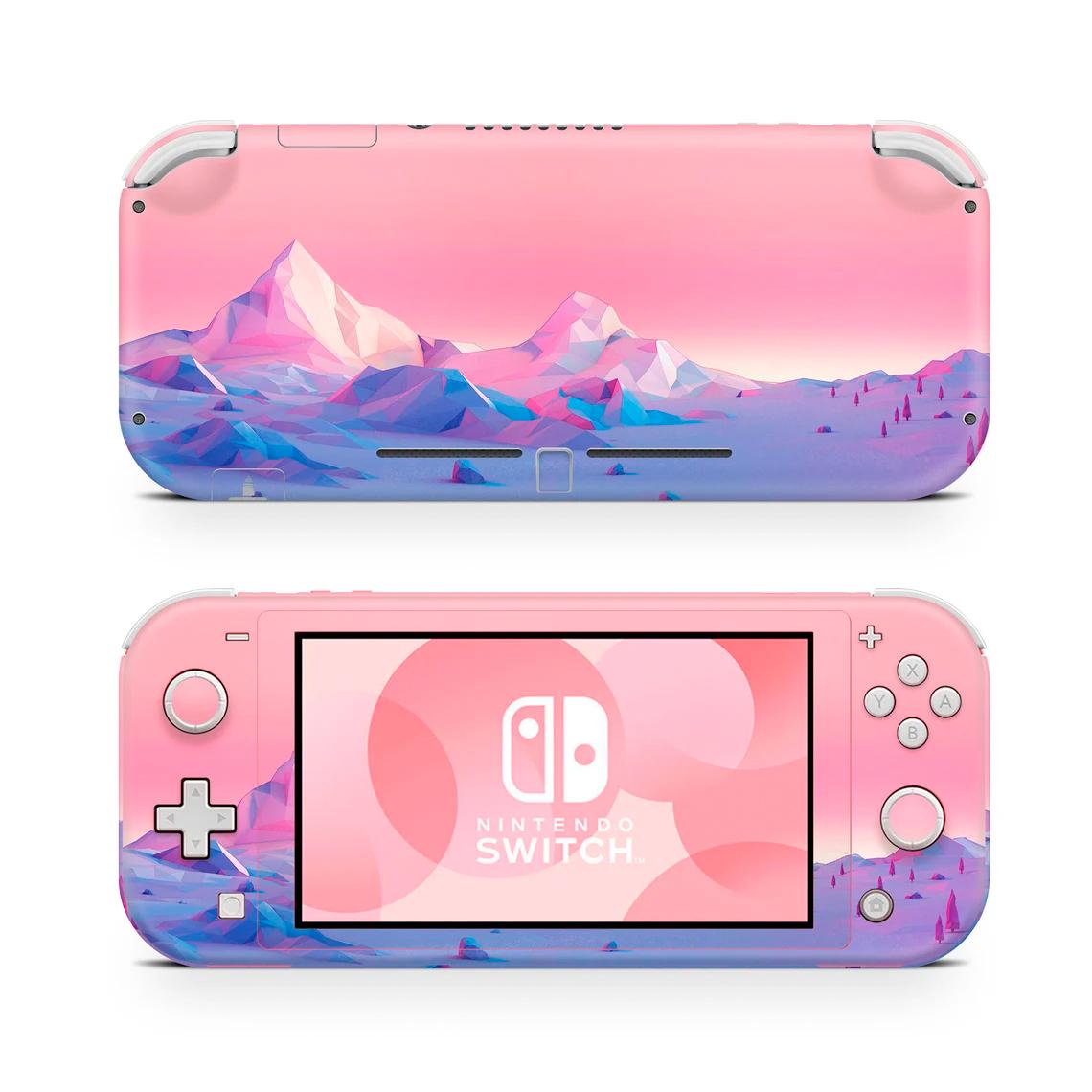 Skin decal dán Nintendo Switch Lite mẫu thiên nhiên (dễ dán, đã cắt sẵn)