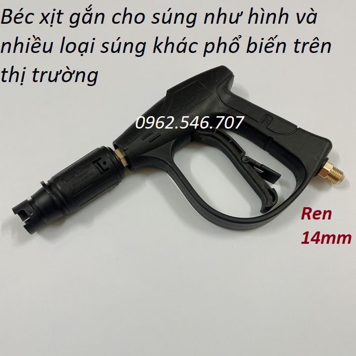 Béc xịt rửa xe mỏ vịt - đầu chỉnh tia nước của súng xịt rửa xe mini gia đình, máy rửa xe cao áp