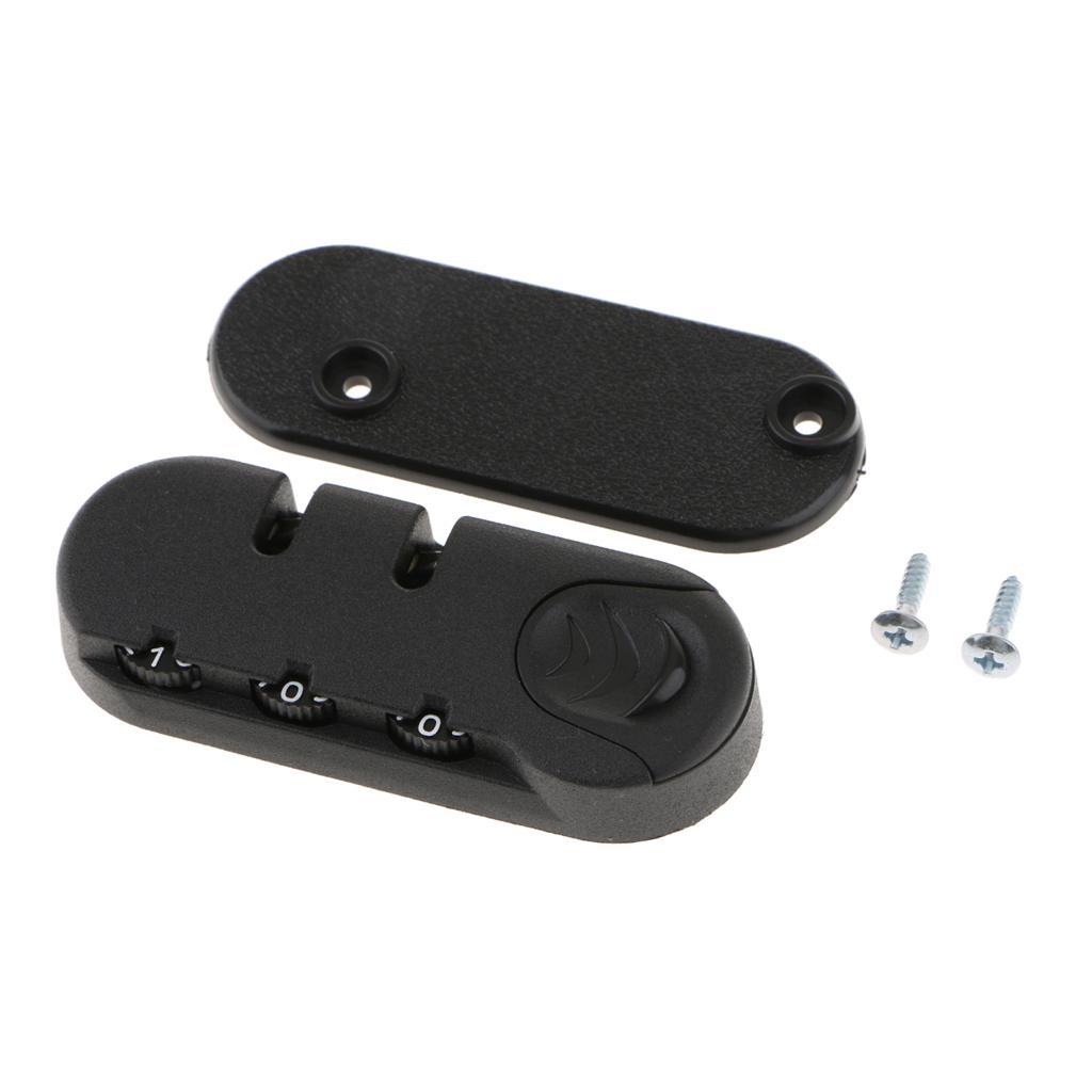 007 3 Digit Combination Suitcase Luggage Bag Code Lock Padlock -015A