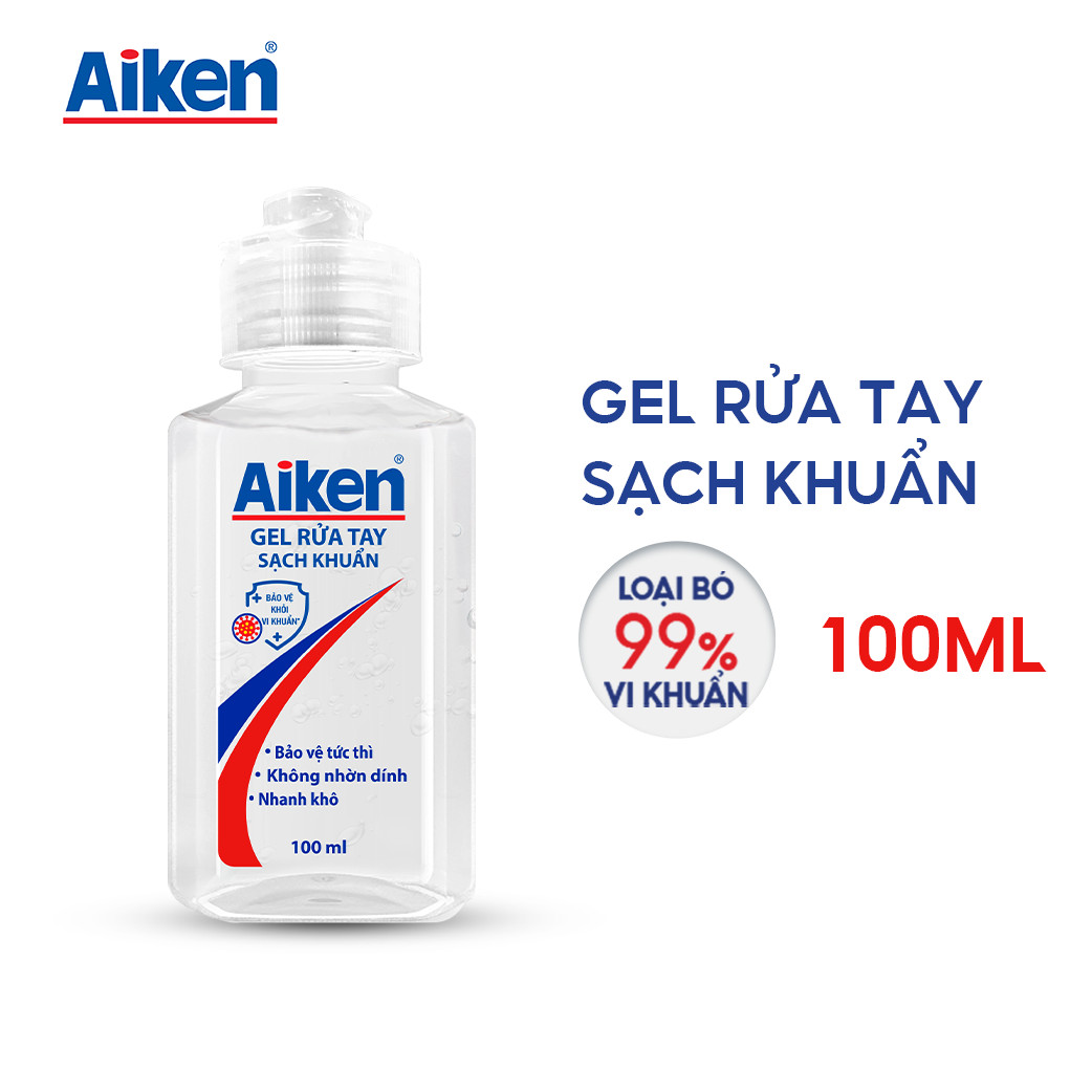 Aiken Gel rửa tay Sạch khuẩn 100ml