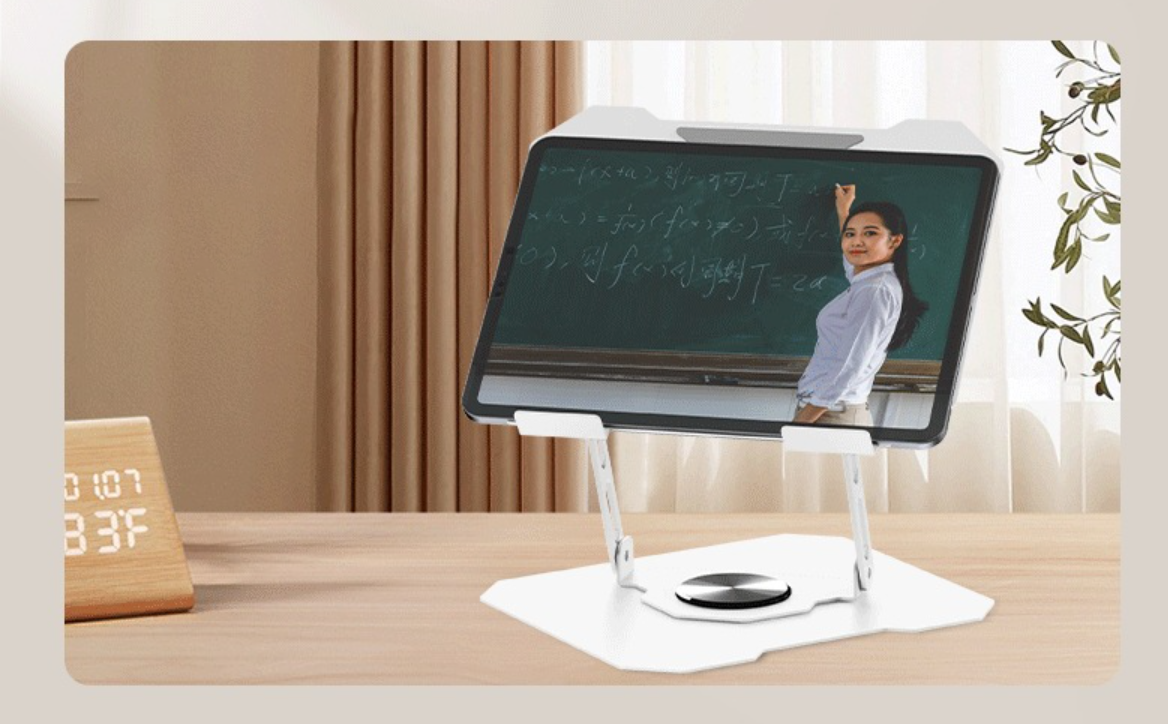 Kệ đỡ giá đỡ đế tản nhiệt dành cho laptop, macbook, máy tính hợp kim nhôm gấp gọn xoay 360 độ nhiều nấc độ cao - K2 - Hàng chính hãng