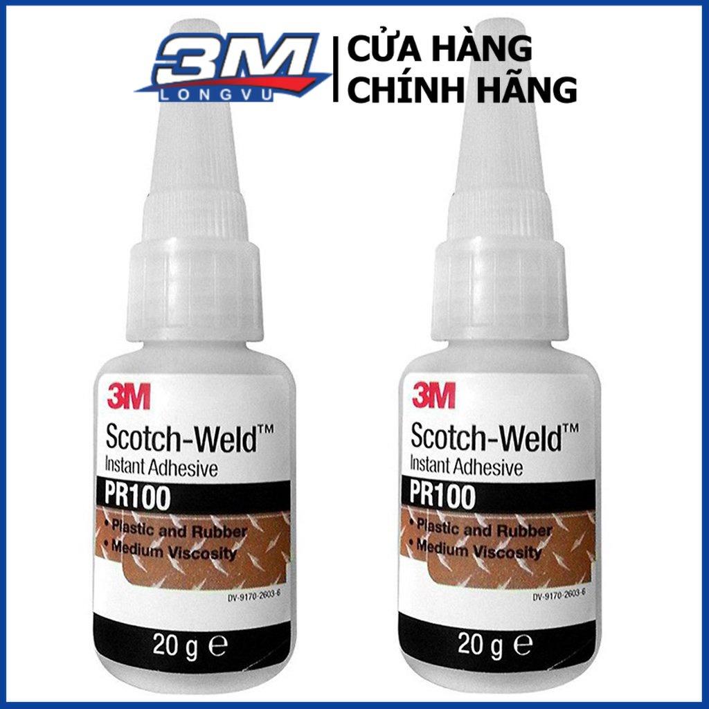 Bộ 2 chai keo dán đa năng siêu dính Scotch-Weld 20g 3M PR100 - 3M Long Vu