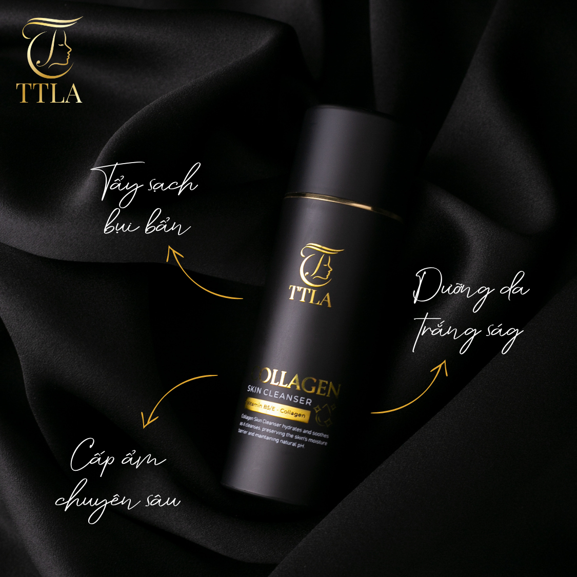 Sữa rửa mặt ngừa mụn cấp ẩm TTLA Collagen Skin Cleanser