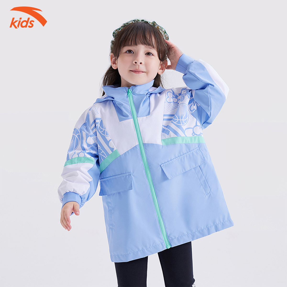 Áo khoác thời trang bé gái Anta Kids 362239613