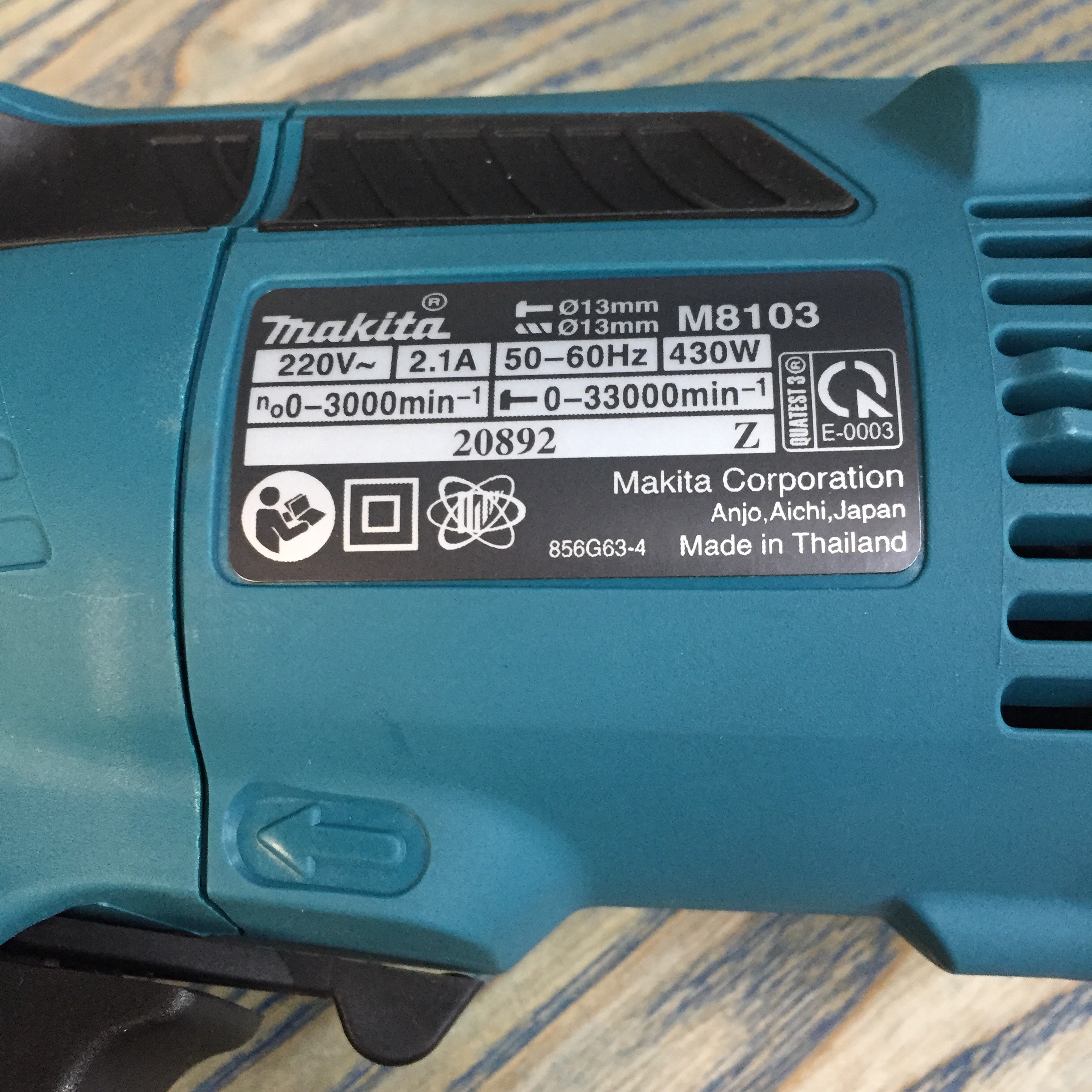 Máy khoan búa 430W - 13mm Makita 