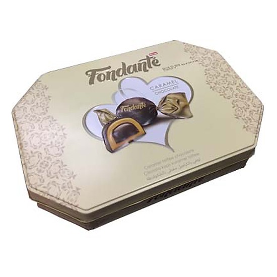 Kẹo Chocolate Fondante Hộp Thiếc Trắng (500g)