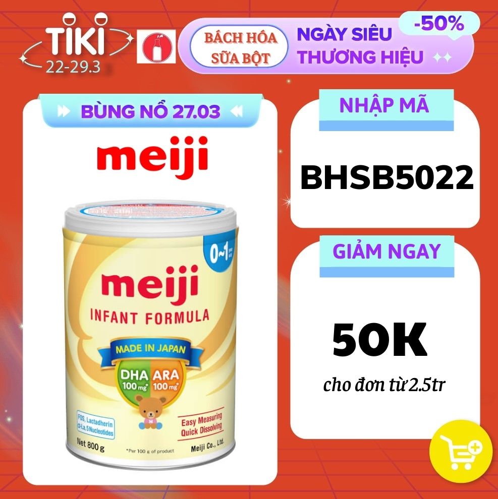 Sữa Bột Meiji 0-1 Infant Formula (800g)