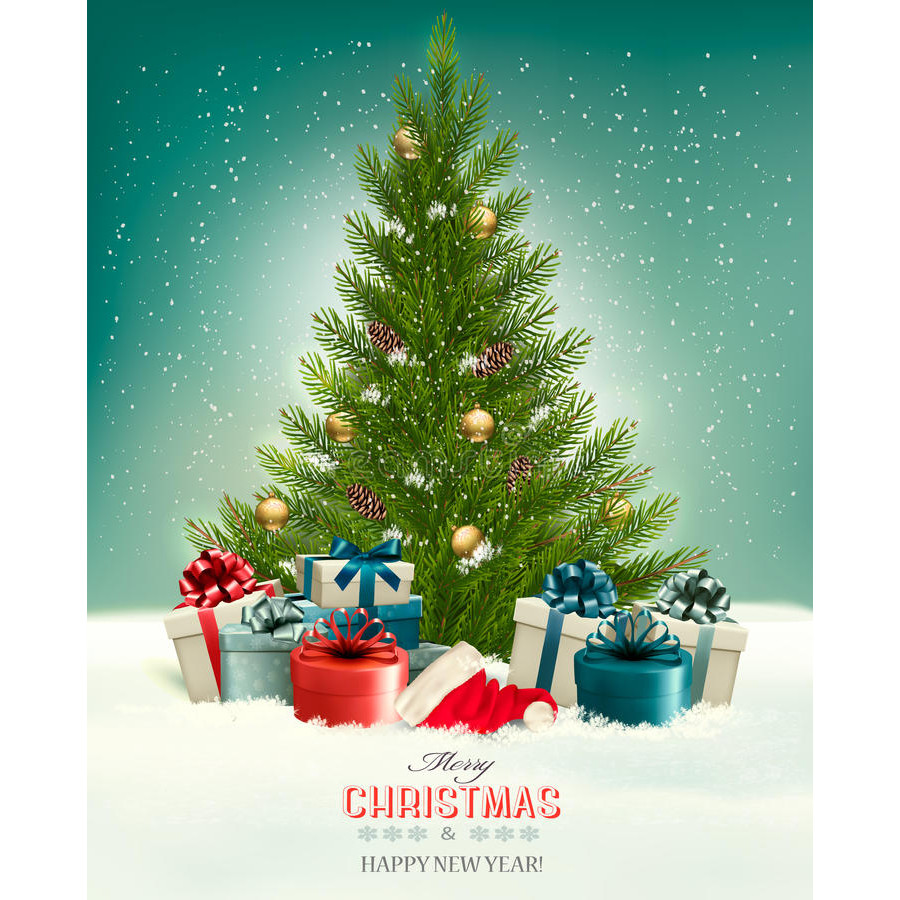 Decal cây thông noel 2 PK572