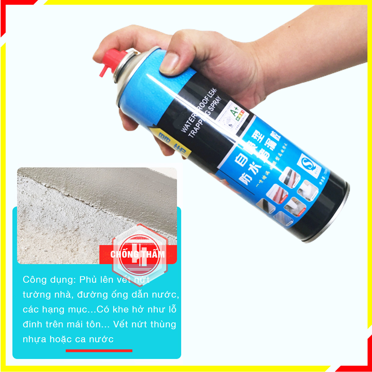 Bình Xịt Chống Thấm Dột Đa Năng HT SYS - DEWEI700 - 700ml