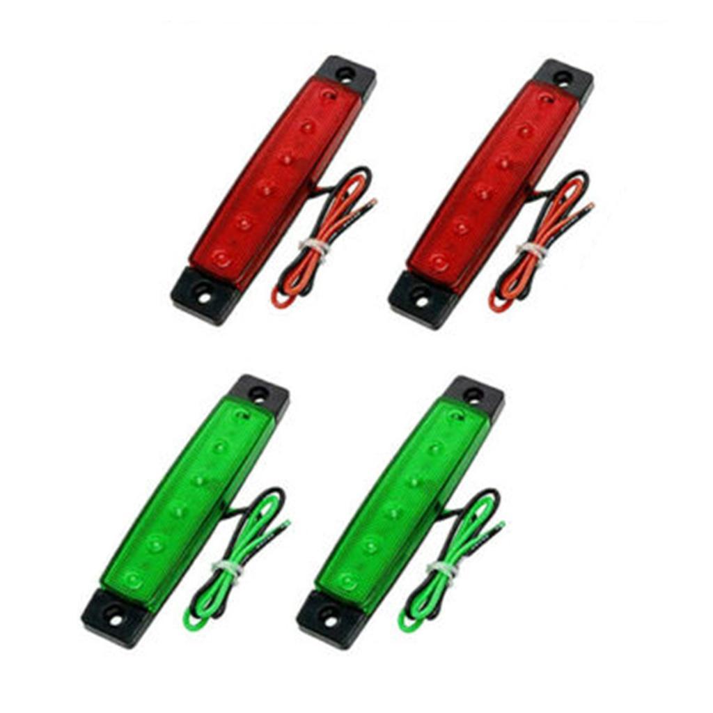 LED Signal Nav Navigation Light Strip Port Starboard Marine Boat Red Green Light