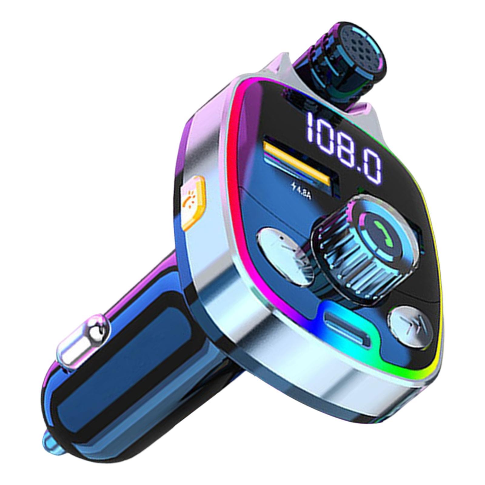 PD Car Charger Dual USB Led Fast Charge Type  Adapter