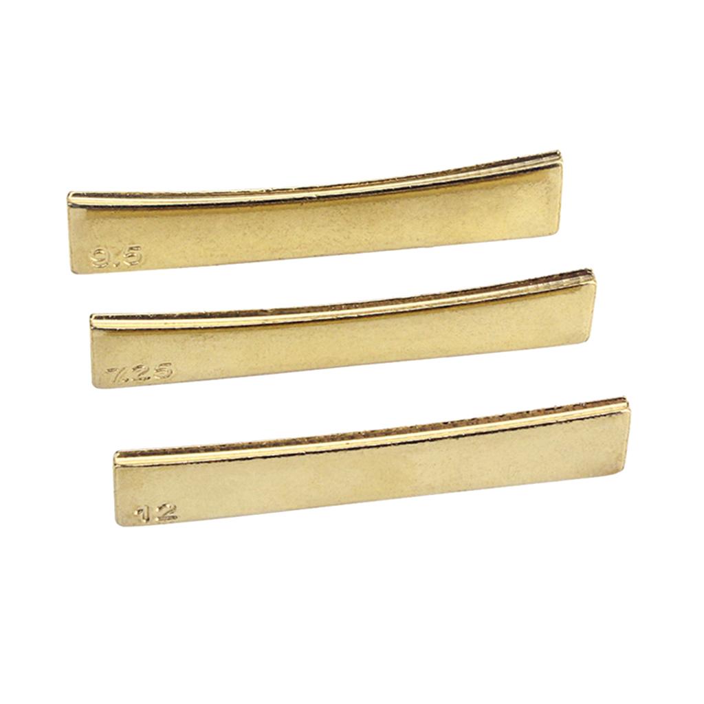 3 Ghita Điện Công Cụ Sửa Chữa Kim Loại Fretboard Báo Chí Caul Miếng Vàng